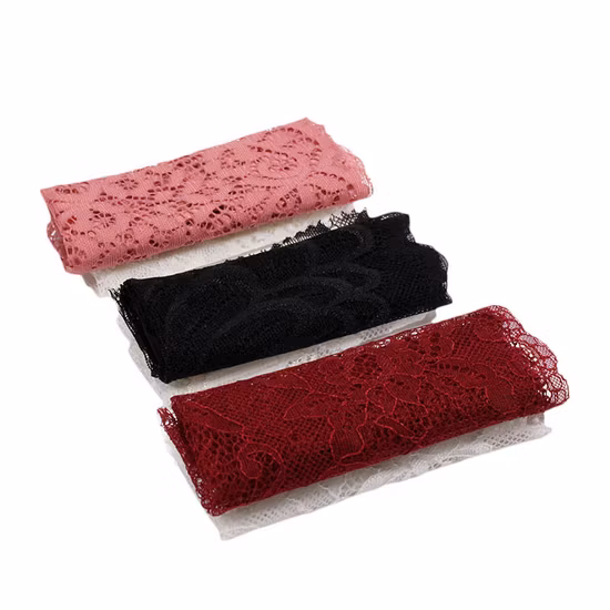 Tessuto di pizzo jacquard direttamente elegante dalla fabbrica in Cina per abiti da ragazza/tessuto economico